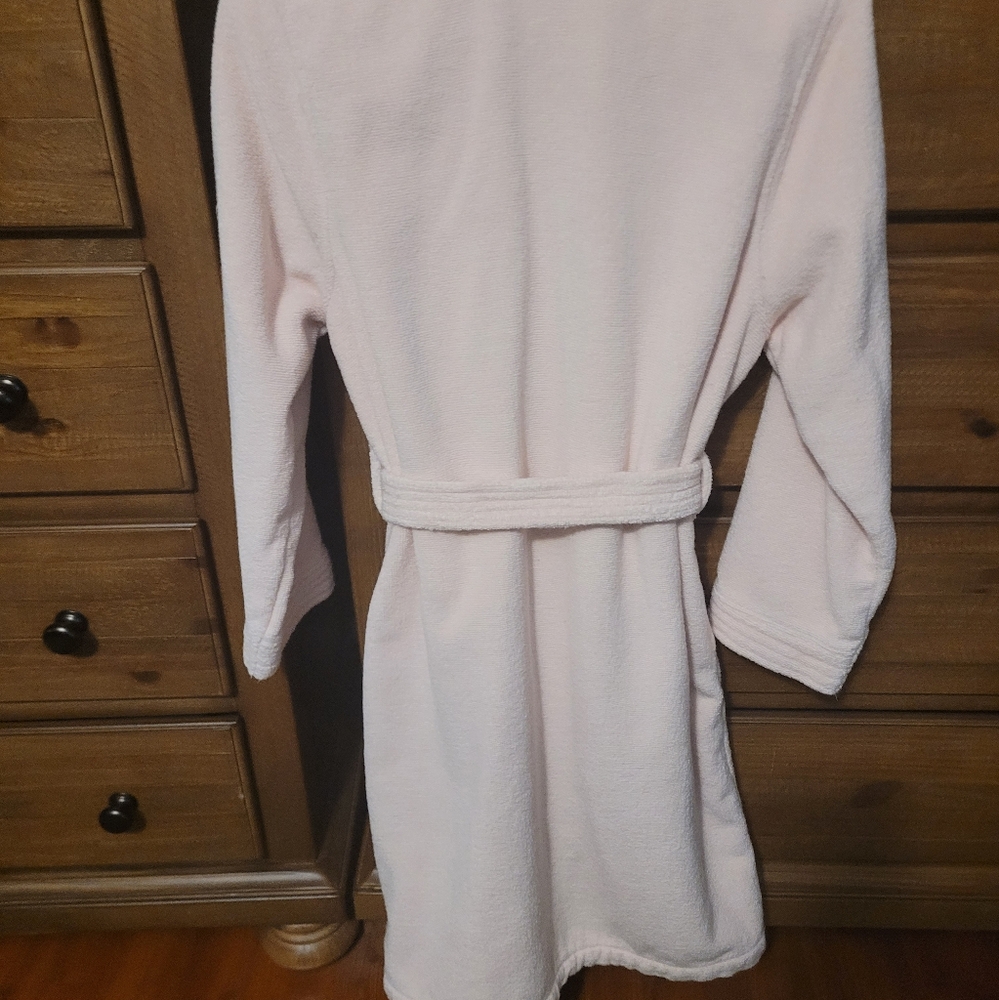My Pillow 100% Supima Cotton HEAVYWEIGHT Bath Robe Blush~Pink size Medium - Picture 3 of 7